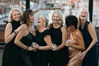 Guests celebrating, luxury wedding photography Kansas City — Elizabeth West Photography