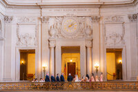 san francisco city hall mayor balcony wedding