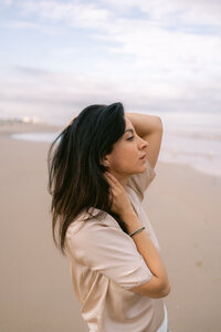 Branding fotografie aan het strand van Egmond