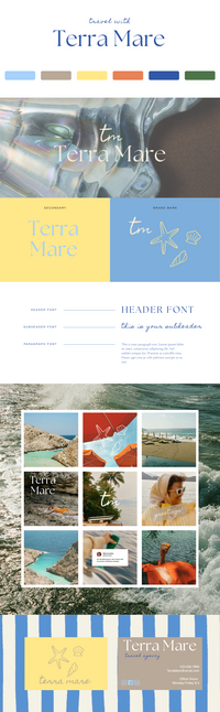 Terra Mare Flash Brand template