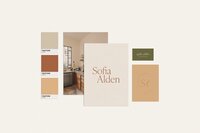 Interior Designer Brand Kit Logo Mockup
