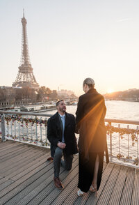 golden sunset surprise proposal in paris-3