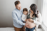 Toronto Maternity Portraits at home