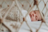 lifestyle newborn photography in home