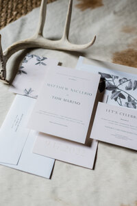 Stationary spread of Matt and Tom's invitiations
