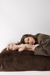 Boston Motherhood Photographer. Boston Motherhood Portraits. Boston Family Photographer. In studio motherhood portraits. Editorial Motherhood Portraits. North Shore Family Photographer. Deborah Zoe Photography.