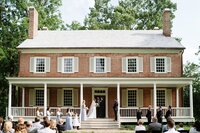 Top Louisville Kentucky wedding venue ceremony on the lawn at Locust Grove