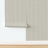 Petal Stripe In Taupe Reverse Wallpaper bykirstenbullardco