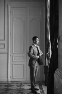 Groom | Chateau de Santeny Planner-Led Wedding Photography Paris | Juno by Julia C. Vona