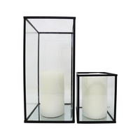 EVELYN Black Glass Hurricanes
