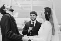 Ceremony | Intentional Wedding Photography Montreal Science Centre | Juno by Julia C. Vona