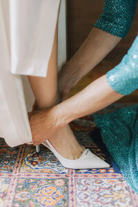 Bridal Shoes | Elevated Documentary Wedding Photography Montreal | Juno by Julia C. Vona