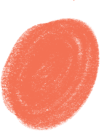 orange blob