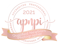 Newborn Photographer Certification Course Badge from APNPI 2021