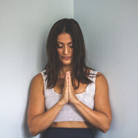 Christina Pirolli, Recovery Yoga Instructor, and owner of Christina Pirolli Yoga