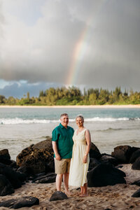 Homes Family Photo Session Tunnels Beach with Rainbows-3