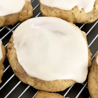 Sweets By Sarah K | Gluten Free Iced Pumpkin Cookie