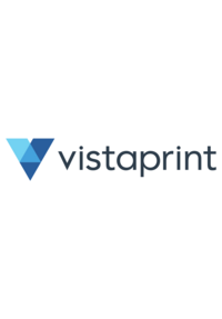 An ipad with a white background and the Vistaprint logo - Bloom by bel monili