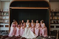 bridesmaids-in-library