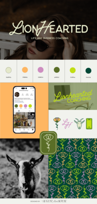 brand identity design for business and life coach by August Ave House