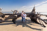 Driftwood Beach Maternity Session with Phavy Photogaphy