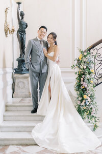 First Looks | Chateau de Santeny Destination Wedding Photography France | Juno by Julia C. Vona