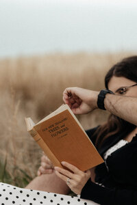 books for a couple photoshoot inspiration notebook in Christchurch