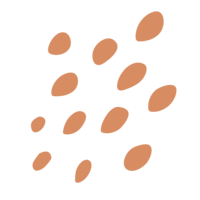 dark orange spots