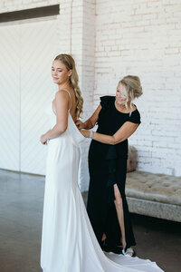 Bride portrait on film, The Abbott Kansas City — Elizabeth West Photography