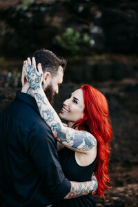 couples engagement photographer secret beach kauai-3