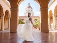 4Karma Studio Bride Spinning Pasadena City Hall