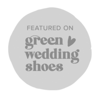 Featured on Green Wedding Shoes badge