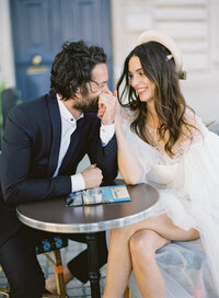 Potraits during an Elopement in Paris by photographers Pinnel Photography