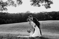 Adventure elopement ceremony in mountains - bride and groom intimate wedding Jennifer Mummert Photography