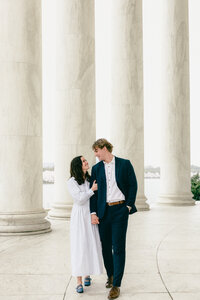 Lincoln Monument Engagement Photos