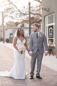 Mixed couple wedding photos in Savannah, GA