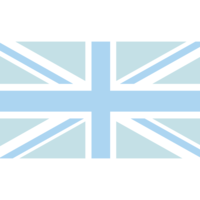 Azalea Design Co. UK Flag Graphic in Blue
