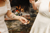 Canterbury elopement photography canopy camping