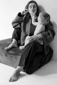 Boston Motherhood Photographer. Boston Motherhood Portraits. Boston Family Photographer. In studio motherhood portraits. Editorial Motherhood Portraits. North Shore Family Photographer. Deborah Zoe Photography.