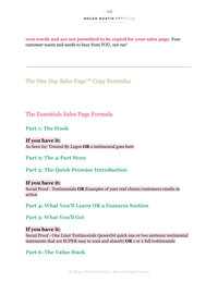 One Day Sales Page™ -3