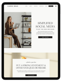 Carrie Template-HOME Ipad