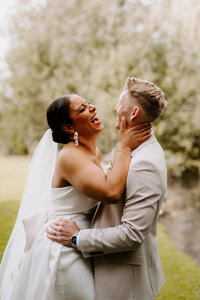 candid wedding