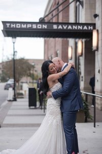 Savannah wedding photographer specializing in candid wedding moments and elegant portraits