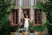 Bridal portraits before wedding