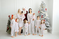 Professional Dallas headshots/branding session for Dondolo of their models modeling their christmas clothes.