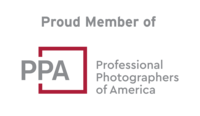 Logo says "Proud Member of PPA - Professional Photographers of America"