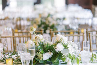 Reception Tables at Hotel du Village