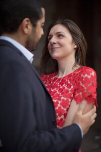Boston Public Library Engagement photos. Deborah Zoe Photography. Boston Wedding Photographer.
