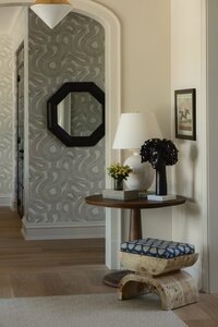 dalay home the hill hallway corner with round table and white lamp