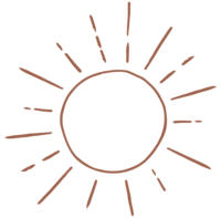 sun clay illustration